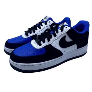 Nike By You Lace Up Black/White/Blue Sneaker Shoe Men's Size 6.5 DN4162-991